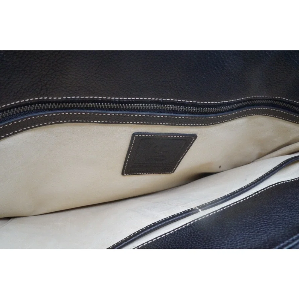 Vintage Coach 5152 Black Pebbled Leather Briefcase Laptop Portfolio Bag CLC